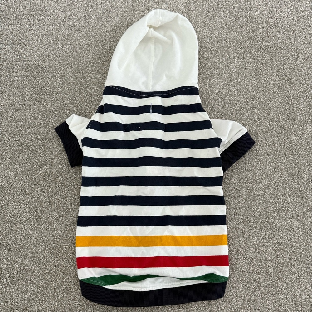 Striped Dog Hoodie